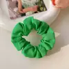 Goma para el pelo de felpa estilo Primavera Verde, Nueva Cuerda para el pelo dulce estilo Hada para mujer, Accesorio para el pelo infantil simple y versátil