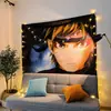 Tapiz de Anime One Piece Naruto Tela de Fondo para Sala de Transmisión en Vivo Tapiz de Pared Mercancía de Anime Lienzo