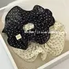 Estilo Coreano Onda Suave Puntos Chifón Anillo para el Pelo Intestino Grueso Estilo Mori Sentido Avanzado Bola de Tendón de Goma Cuerda para el Pelo Cuerda para el Pelo de Temperamento Flor para el Pelo