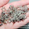 Nuevo listado de producto soporte de exhibición de logo de metal cristal mineral pieza de cristal mineral ágata artesanía decoración de base de taza de té