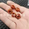 Ágata Roja Sur Cuentas de Jade de Agujero Grande, Cuentas de Ábaco, Cuentas de Jade Sueltas, Anillos Redondos de Ágata Roja Caqui, Anillos para Colgar, Anillos de Carrera, Cuentas para Joyería