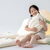 Almohada Infantil de Algodón Peinado Clase A de Elefante Lindo Almohada para Padres e Hijos Almohada para Estatura de Niños Almohada para Estudiantes Lavable Relleno de Almohada Bajo