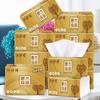 50 Pacotes de Toalhas de Papel de Celulose de Madeira Atacado Doméstico Lenços Faciais Guardanapos Caixa Completa Papel Higiênico Drop Shipping