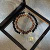 [Paquete de Cuatro] Pulsera Apilada Multicapa de Estilo Chino Nuevo Diseño Nicho Personalidad Pulsera Retro Pulsera Unisex
