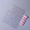 Estilo de Venta Caliente Transfronterizo Estrella Lluvia de Meteoros Pegatinas para Uñas Planas Simples Moda Estampado en Caliente Cielo Estrellado Pegatinas de Arte para Uñas Adornos