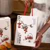 Nueva caja de regalo de lujo para pasteles de luna de mediados de otoño, caja vacía para 4/6 piezas de pasteles de piel de hielo con yema de huevo y crema, caja de embalaje para regalos