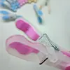 Atacado de Fábrica Mini Prendedor de Roupa Plástico Colorido Pegador Plástico Prendedor de Roupa Forte para Secar