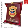 Medalha Criativa em Madeira em Formato de Escudo Medalha Placa para Aposentadoria e Festa Militar para Companheiros de Guerra e Funcionários Enfeites e Lembranças de Reunião Anual