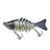 Atacado de fábrica Luya isca dura multi-seção simulação de peixe 10cm/15g plástico sete-seção isca multicolor