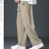 Pantalones Deportivos Casuales Amplios de Pierna Recta, Holgados, Juveniles, de Marca, Versátiles, con Caída, Tendencia Verano 2026 para Hombre