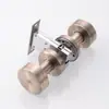 Fechadura de Porta Redonda Invisível de Aço Inoxidável Fechadura de Porta de Quarto Fechadura de Porta Silenciosa Oculta Maçaneta de Porta de Lado Único para Porta de Madeira Fechadura de Porta Oculta