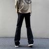 Pantalones vaqueros negros de primavera y otoño para hombre, de corte entallado, de marca de moda High Street, de estilo recto, estilo casual, adelgazante y atractivo Ruan