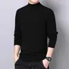 Camiseta Básica de Cuello Alto para Hombre, Camiseta de Manga Larga de Terciopelo Doble Cara, Otoño e Invierno, Forro Polar, Cálida, Interior Grueso, Ropa de Salud