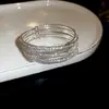 Pulseira Aberta de Couro Plissado Geometricamente Torcido Estampada de Leopardo Moda Transfronteiriça Pulseira Retrô Pulseira de Alto Padrão Europeia e Americana para Mulheres