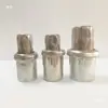 Pés Ajustáveis por Gravidade em Aço Inoxidável, Pés para Bancada, Pés para Mesa de Móveis, Pés para Eletrodomésticos de Cozinha, Pés Quadrados Totalmente em Aço Ajustáveis