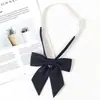 Nó de borboleta estilo universitário japonês estudantes gravata borboleta JK livre cor sólida uniforme de marinheiro flor de gola longa borboleta acessórios para camisa de formatura