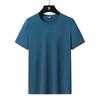 Camiseta de seda de hielo para pareja, para hombre y mujer, de verano, holgada, para fitness, running, deportiva, de manga corta, elástica, de secado rápido, informal.