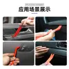 Herramienta de extracción de audio para coche del fabricante, juego de 19 piezas, hebilla de plástico, herramienta de extracción de panel de puerta interior, barra de palanca para modificación de navegación