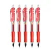 Bolígrafo Rojo para Estudiantes y Maestros para Corregir Tareas, Bolígrafo de Presión 0.5mm, Bolígrafo Marcador Clave de Secado Rápido, Bolígrafo de Gel Rojo