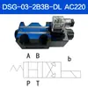 Válvula direccional de control solenoide hidráulico Yuyan DSG-03-3C2-DL-A220 3C6-LW-D24 3C3 3C4 2B2