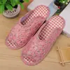 Chinelo de Tecido Pastoral Sola Macia Chinelo Silencioso Chinelo de Algodão Acolchoado Respirável Atacado Sola Fina Pequeno Atacado