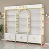 Prateleira de Cosméticos Display Rack Multicamadas Gabinete de Exibição de Produtos para Salão de Beleza Skincare Salão de Unhas Barbearia Gabinete de Exibição