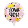 Globo en Forma de Corazón de 18 Pulgadas Globo Impreso de Boda en Forma de Corazón Boda Día de San Valentín Confesión Te Amo Globo de Película de Aluminio