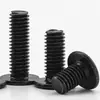 Tornillos de Acero Inoxidable 201 Negro cm de Cabeza Plana Grande Ranura en Cruz Tornillos de Cabeza Plana Grande de Cabeza Delgada M3/M4/M5/M6