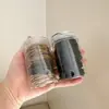 Gomas para el Cabello Básicas de Colores Macaron en un Frasco, Bandas Elásticas Modernas y Versátiles para Atar el Cabello, Mayoreo