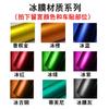 Adecuado para calcomanías decorativas de fibra de carbono para modificación interior de Qashqai antiguo, calcomanías para consola central, película protectora que cambia de color, manija de puerta