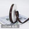Venta al por mayor de fábrica 1 cm cinta de poliéster teñida a doble cara accesorios para el cabello cinta de bricolaje cinta para embalaje de regalo cinta decorativa para caja de regalo