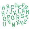 Etiqueta de bordado por computadora, color blanco y negro, letras en inglés, parche adhesivo, número de uniforme escolar, etiqueta de bordado Pinyin, pasta de tela para bordar