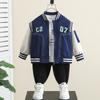 Chaqueta para niño Primavera y Otoño 2025 Nueva Ropa Deportiva Elegante para Niño Moda Infantil para Bebé Chaqueta de Béisbol Top