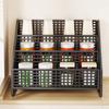 Estante de Almacenamiento de Cocina Estante Multifuncional para Condimentos de Escritorio Estante Ajustable Estante de Almacenamiento de Condimentos de Múltiples Capas Estante de Almacenamiento de Encimera