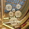 Lustre de gipsófila nórdico pós-moderno restaurante bar escada bola de faísca loja de roupas loja de chá com leite lustre comercial