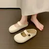Mules retro estilo Birkenstock de plataforma, con punta cerrada para mujer, aptos para el verano, nuevo modelo 2026, para combinar con faldas, sandalias mules