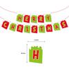 Amazon Nova Decoração de Natal Bandeira Decoração de Festa Infantil de Natal Cartão de Bolo Decoração de Favo de Mel