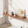 Estante de Pared Oculto de Una Sola Línea Estantería para Libros Colgante de Pared para Sala de Estar Estante Colgante de Pared para Dormitorio