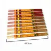 Incensário de sândalo de 8 horas, incenso de Buda, tributo da Índia, incenso de sândalo em lingote, fábrica de incenso dourado, incenso de bambu para atacado