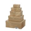 Caja de papel Kraft vintage Sachuse con tapa, para empaquetar lápiz labial, perfume, cosméticos, taza de aromaterapia, caja vacía de regalo