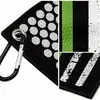 Toalha de Golfe Criativa Waffle Microfibra Absorção de Água Secagem Rápida Esportiva Personalização por Imagem