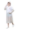 Impermeable Desechable Largo de Cuerpo Completo Protección para Tormentas de Lluvia para Hombres y Mujeres Poncho de Montañismo para Adultos Portátil para Exteriores Engrosado