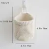 Red de Nido de Pájaro Tejida a Mano, Bolsa Redonda de Crochet para Frutas con Cuerda de Algodón y Cuerda de Cáñamo Tejida a Mano, Bolsa Redonda para Almacenamiento y Organización