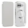 Funda Magnética de Cuero con Ranura para Tarjeta y Cubierta Protectora Dorada Shield para Google Pixel9A, Funda Magnética para Teléfono 10A