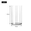 Novo Balde de Acrílico Transparente para Flores, Balde para Arranjo de Flores, Balde Redondo para Despertar, Loja de Flores, Vaso para Casa, Anti-queda