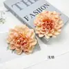 Estilo Europeo Borde Quemado Pintura al Óleo Flor de Loto DIY Retro Flor de Seda Flor Artificial Tocado Guirnalda Paquete de Materiales Adornos para Fotografía del Hogar