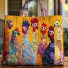 Bolsa de Ombro Tote Acolchoada com Estampa Moda Tendência Feminina Novo Produto 3D Transfronteiriço Temu Amazon