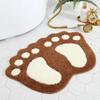 Alfombrilla Antideslizante para Baño Estilo Escandinavo Alfombrilla de Suelo para Baño Absorbente Alfombrilla para Pies de Hogar Felpudo de Entrada Dropshipping Transfronterizo