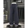 Calça Casual Softshell Dopamine para Uso Externo Casal Perna Reta Emagrecedora Versátil Outono Nova Chegada Marca Tendência Temperamento Patchwork Calça Longa