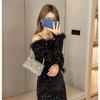 Nuevo bolso de hombro estilo retro europeo y americano de comercio exterior, bolso informal de moda con diamantes de imitación, bolso pequeño, bolso de hombro tipo bandolera, bolso de noche